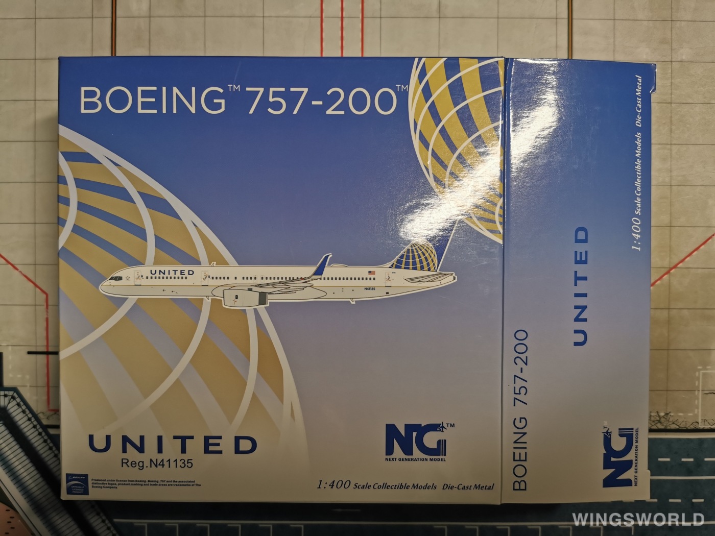 NGmodels 1:400 NG53179 United Airlines 美国联合航空 Boeing 757-200 N41135