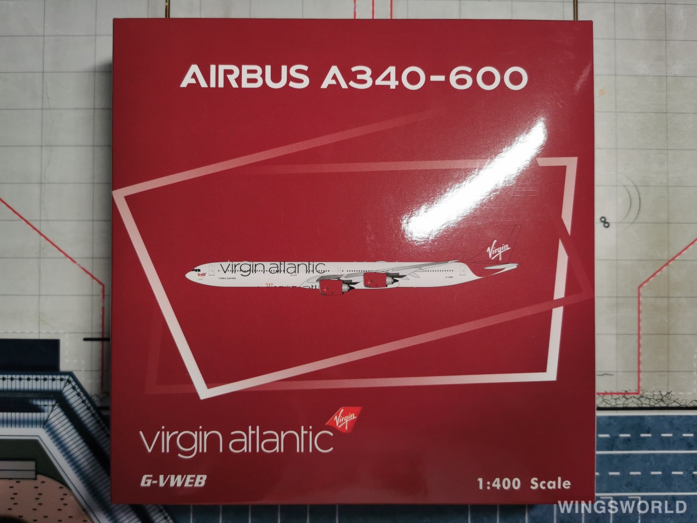 Phoenix 1:400 PH04553 Virgin Atlantic Airways 维珍航空 Airbus A340-600 G-VWEB