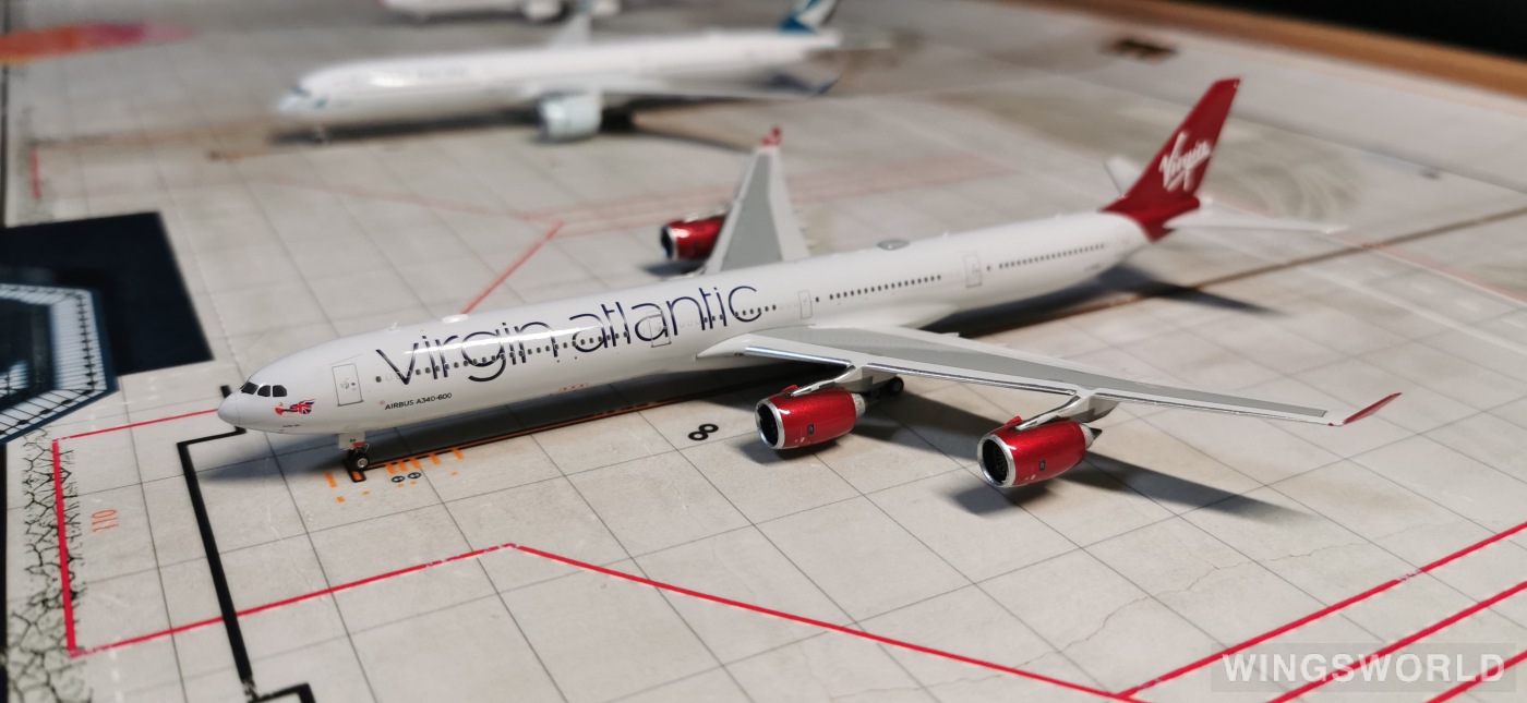 Phoenix 1:400 PH04553 Virgin Atlantic Airways 维珍航空 Airbus A340-600 G-VWEB