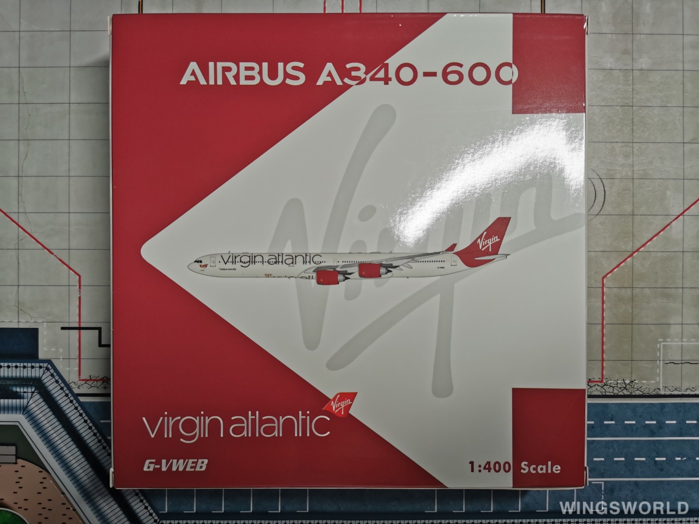 Phoenix 1:400 PH04553 Virgin Atlantic Airways 维珍航空 Airbus A340-600 G-VWEB