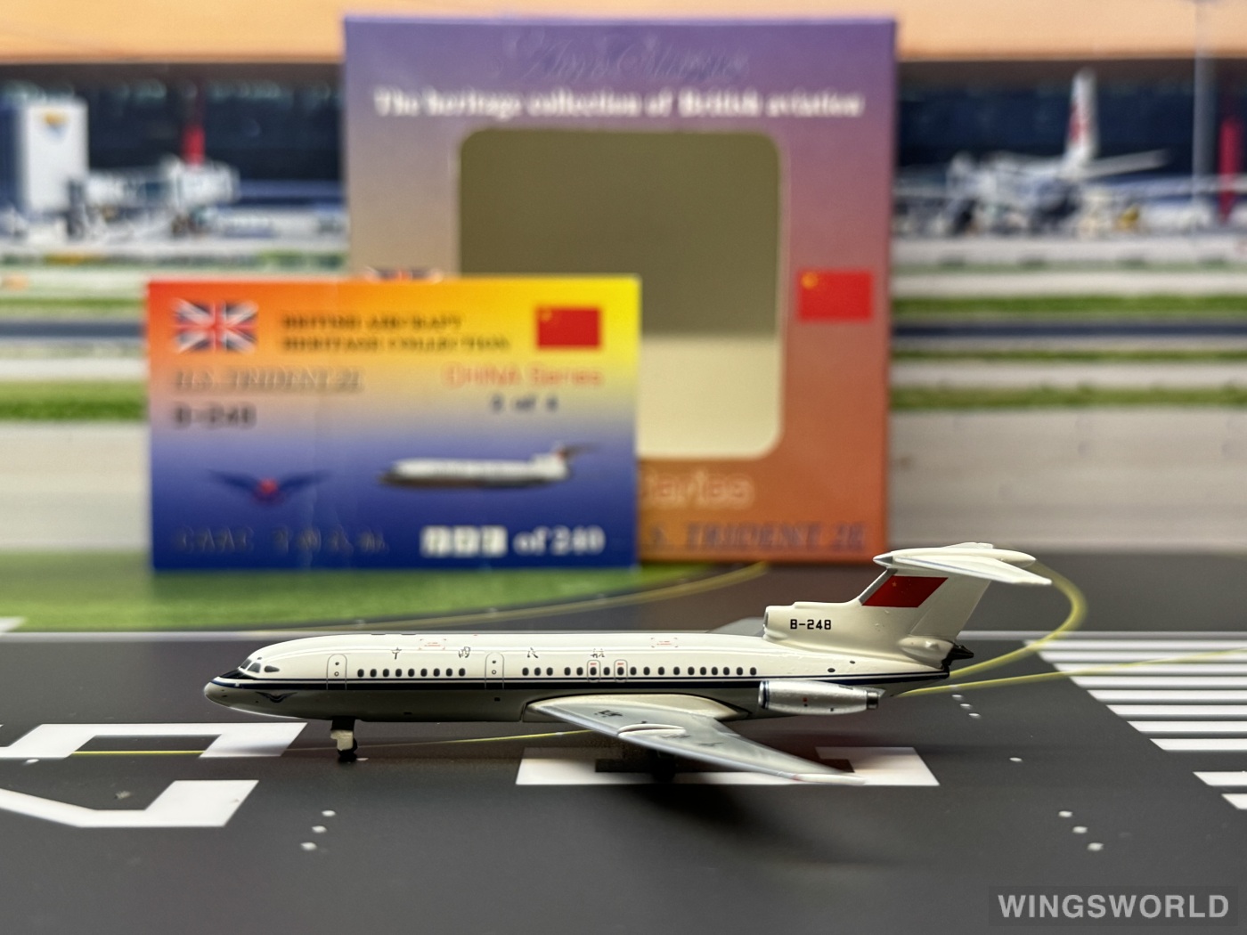 AeroClassics 1:400 ACCAA0308A CAAC 中国民航 Hawker Siddeley Trident B-248