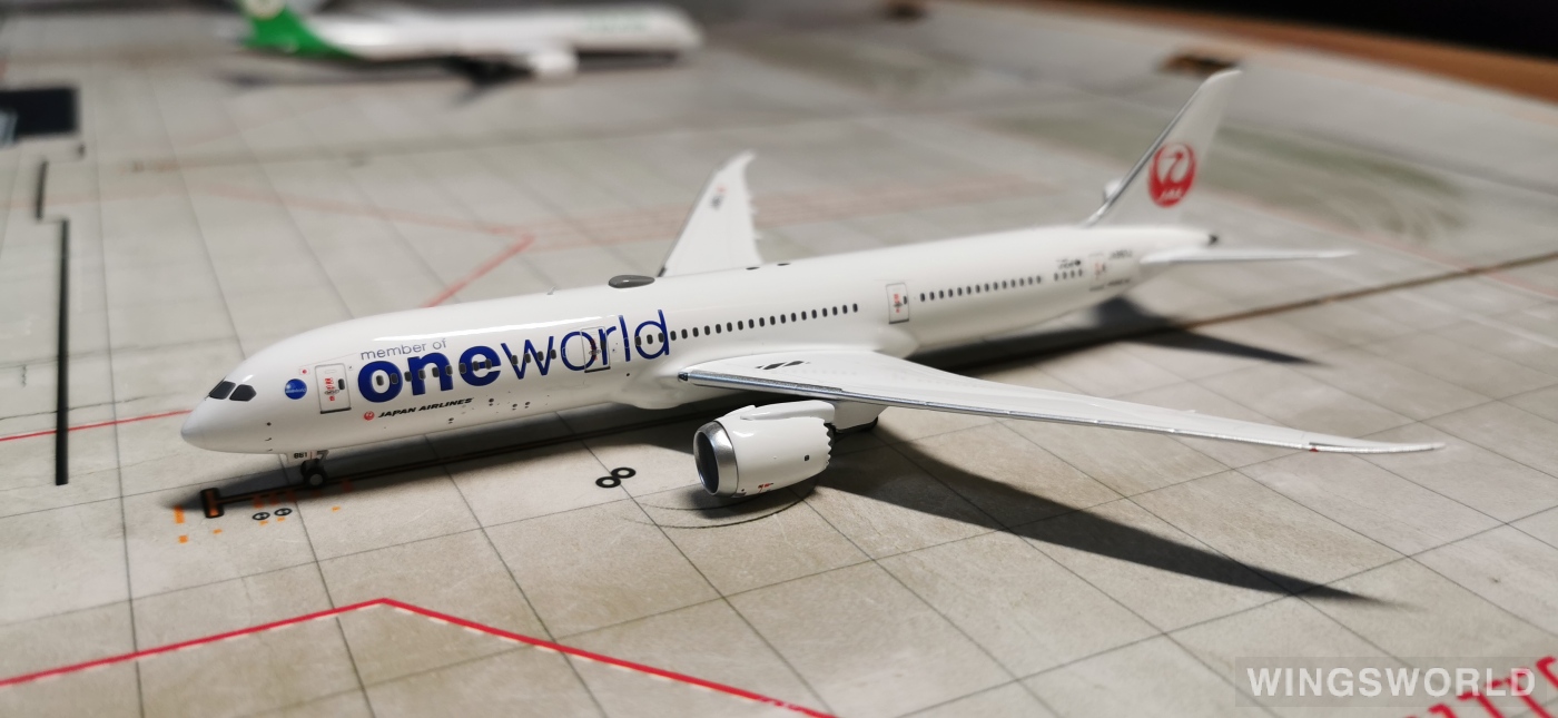 NGmodels 1:400 NG55083 Japan Airlines 日本航空 Boeing 787-9 JA861J