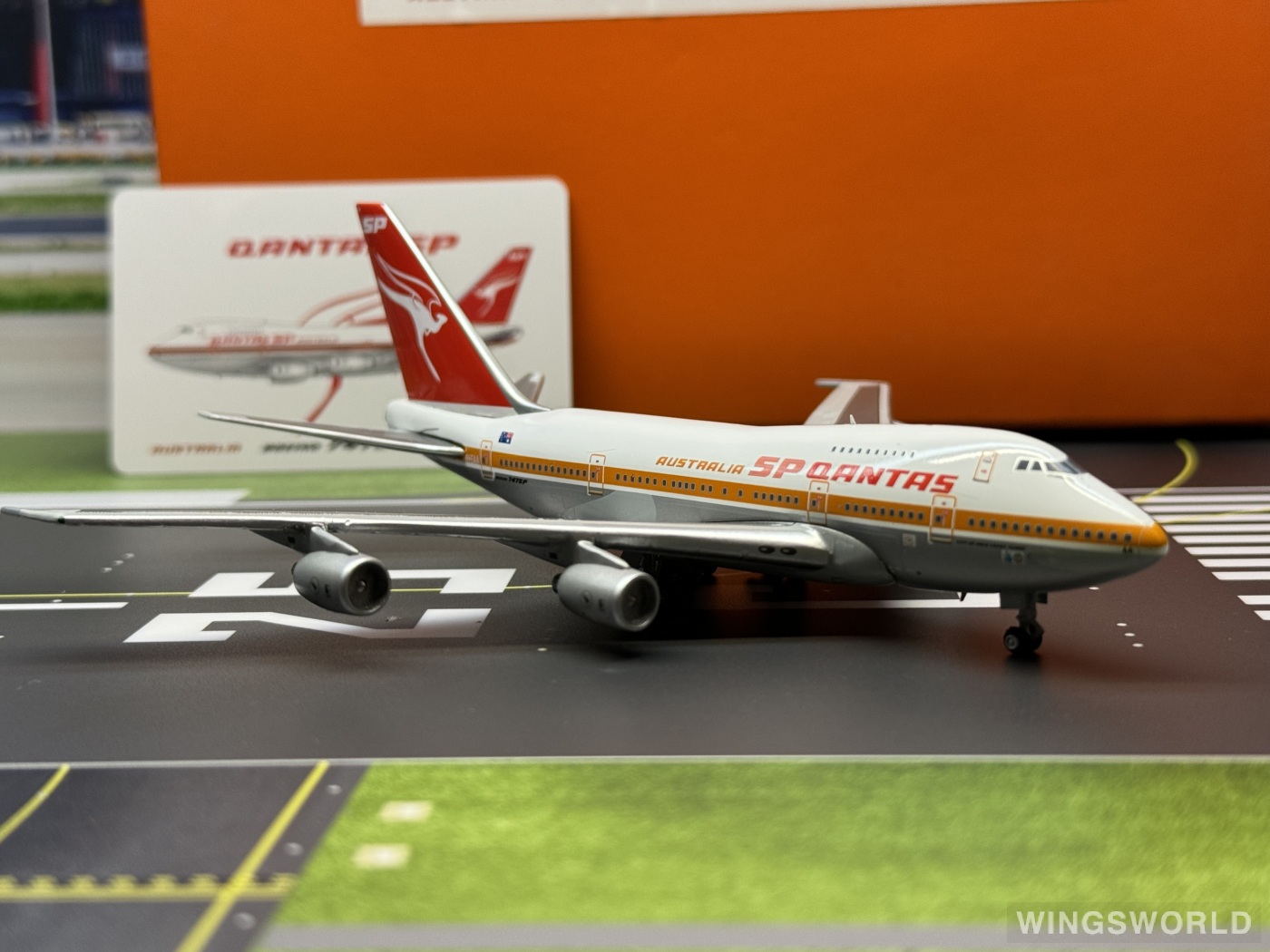 JC Wings 1:400 EW474S005 Qantas 澳洲航空 Boeing 747SP VH-EAA