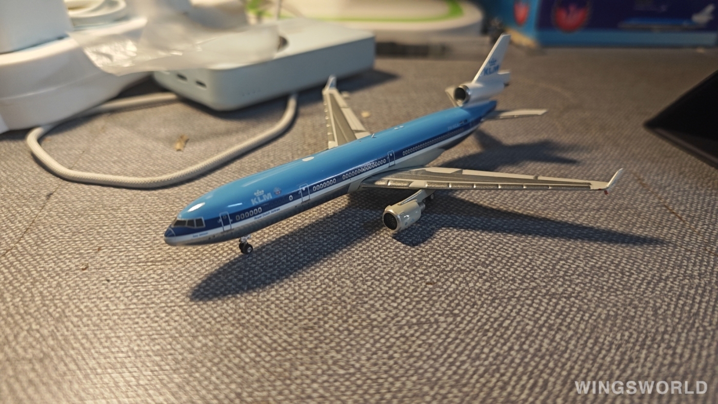 Phoenix 1:400 PH11902 KLM 荷兰皇家航空 McDonnell Douglas MD-11 PH-KCA
