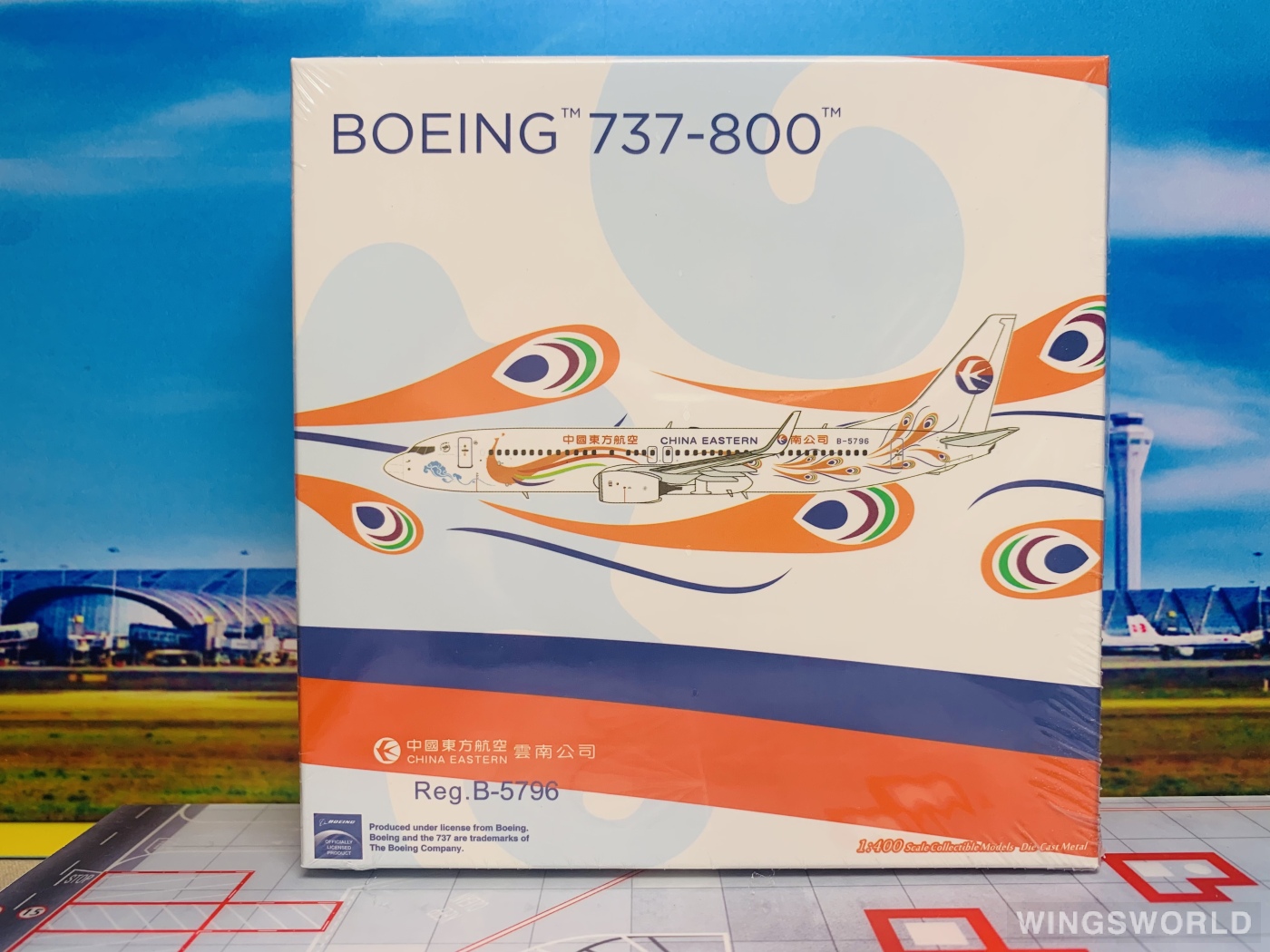 NGmodels 1:400 NG58230 China Eastern 中国东方航空 Boeing 737-800 B-5796