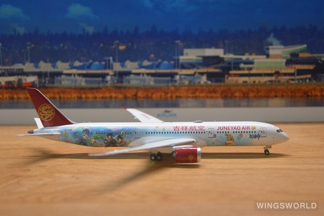 NGmodels 1:400 NG55122 Juneyao Airlines 吉祥航空 Boeing 787-9 B-209R