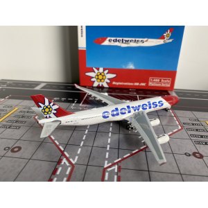 Edelweiss Air 雪绒花航空 Airbus A340-300 HB-JMC  PH11887 Phoenix 1:400