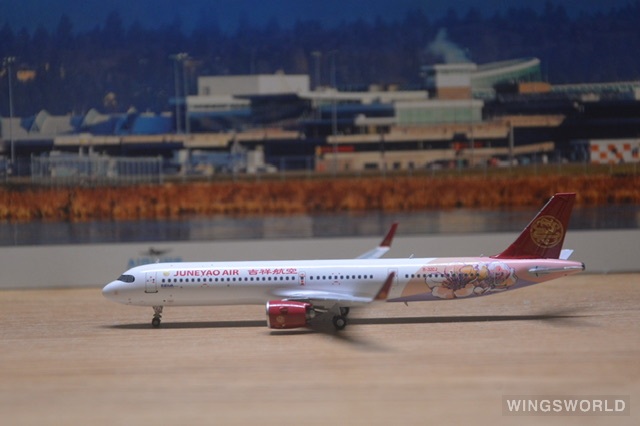 NGmodels 1:400 NG13087 Juneyao Airlines 吉祥航空 Airbus A321neo B-32CJ