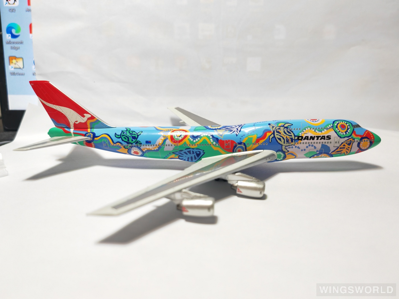 Dragon Models 1:400 FC001 Qantas 澳洲航空 Boeing 747-300 VH-EBU