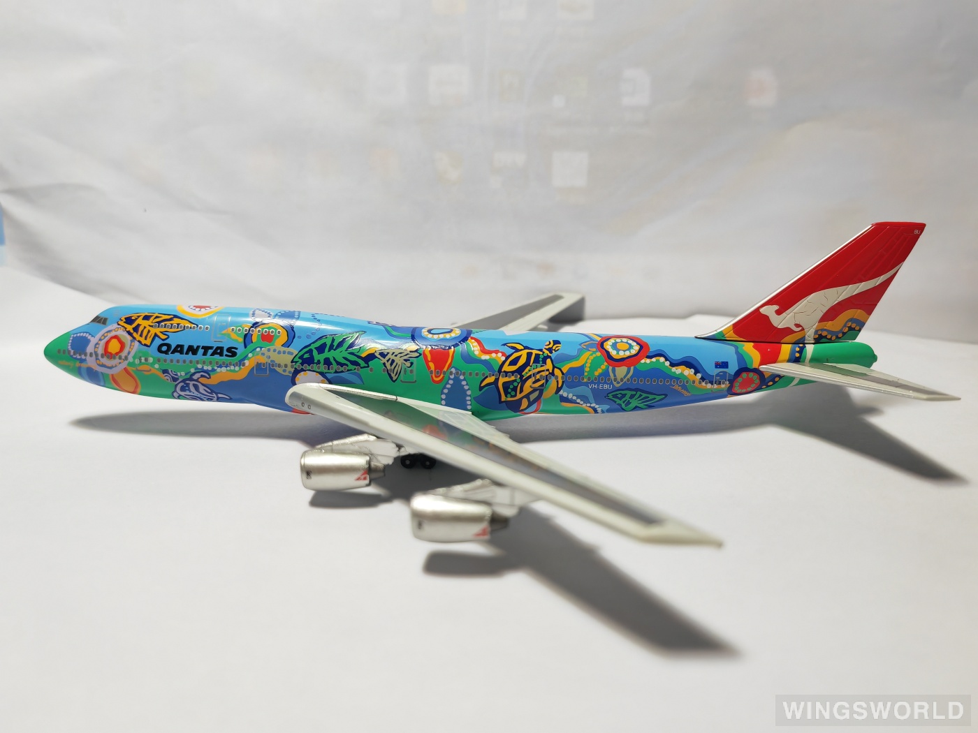 Dragon Models 1:400 FC001 Qantas 澳洲航空 Boeing 747-300 VH-EBU