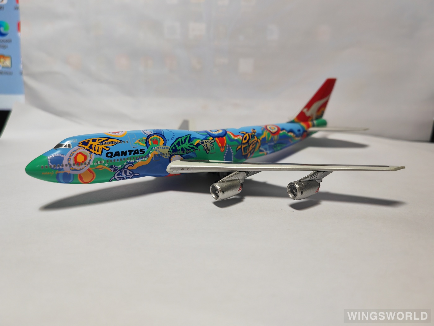 Dragon Models 1:400 FC001 Qantas 澳洲航空 Boeing 747-300 VH-EBU