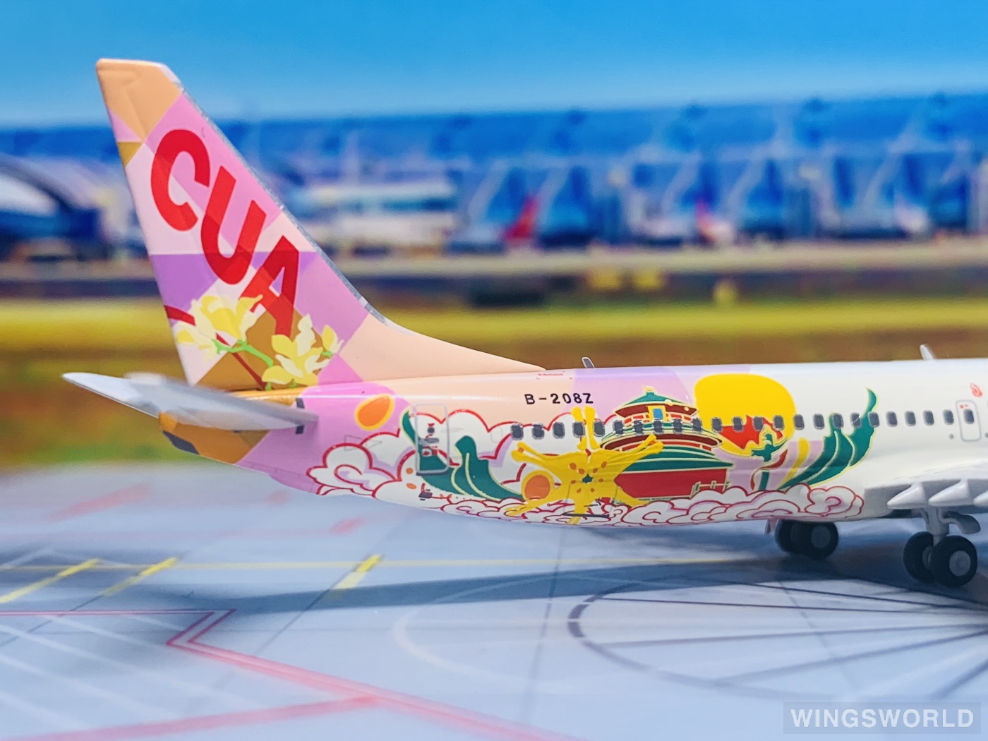 NGmodels 1:400 NG58220 China United Airlines 中国联合航空 Boeing 737-800 B-208Z