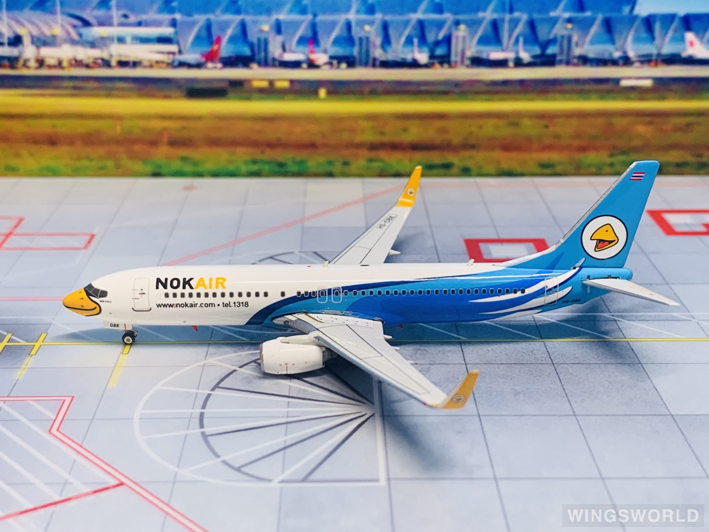 Phoenix 1:400 PH10924 Nok Air 皇雀航空 Boeing 737-800 HS-DBK