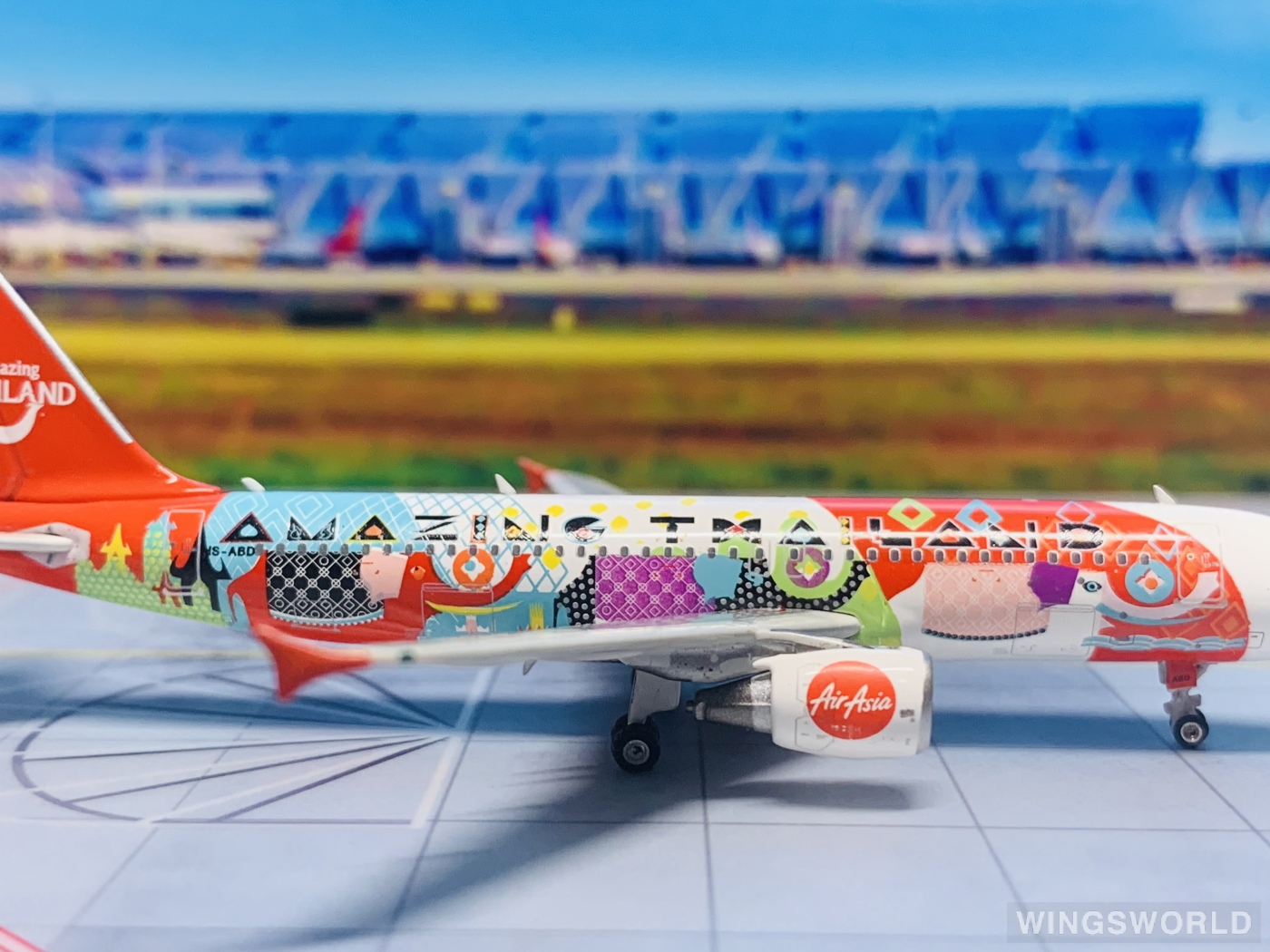 Phoenix 1:400 PH11453 AirAsia 亚洲航空 Airbus A320 HS-ABD