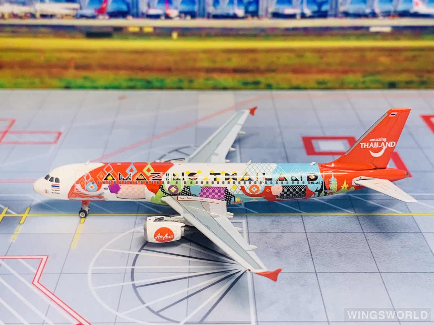 Phoenix 1:400 PH11453 AirAsia 亚洲航空 Airbus A320 HS-ABD