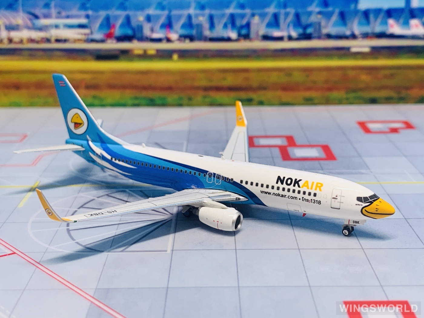 Phoenix 1:400 Boeing 737-800 Nok Air 皇雀航空PH10924 HS-DBK 的照片