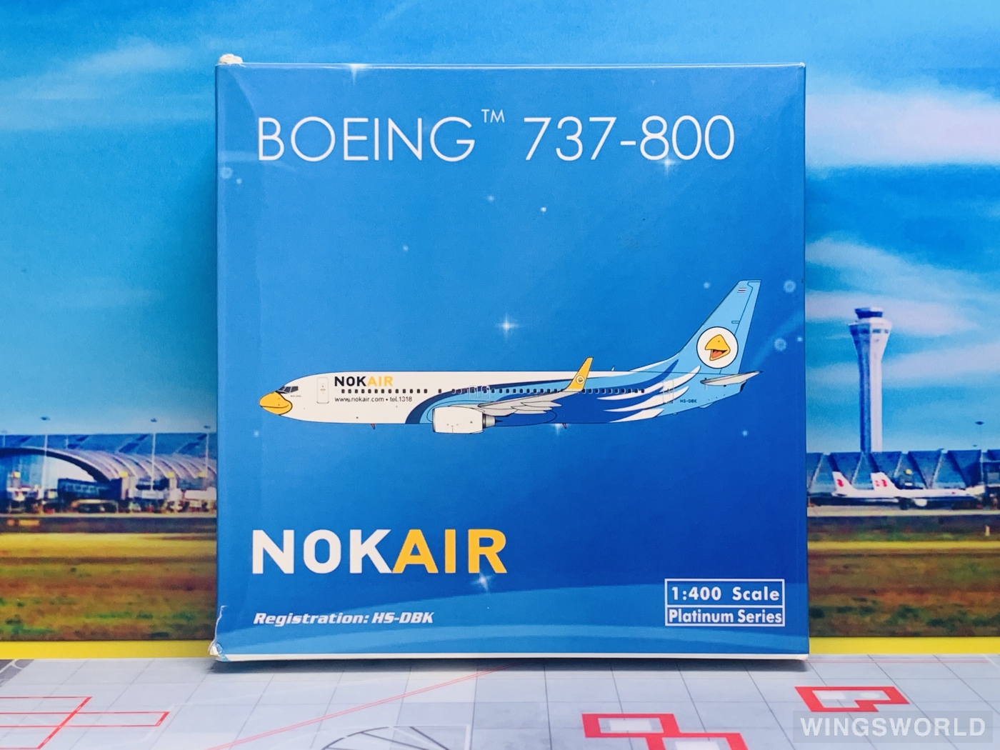 Phoenix 1:400 PH10924 Nok Air 皇雀航空 Boeing 737-800 HS-DBK