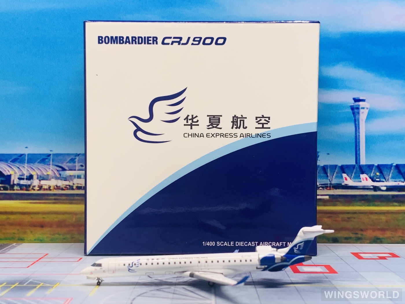 JC Wings 1:400 KD4083 China Express Airlines 华夏航空 Bombardier CRJ900 B-7760