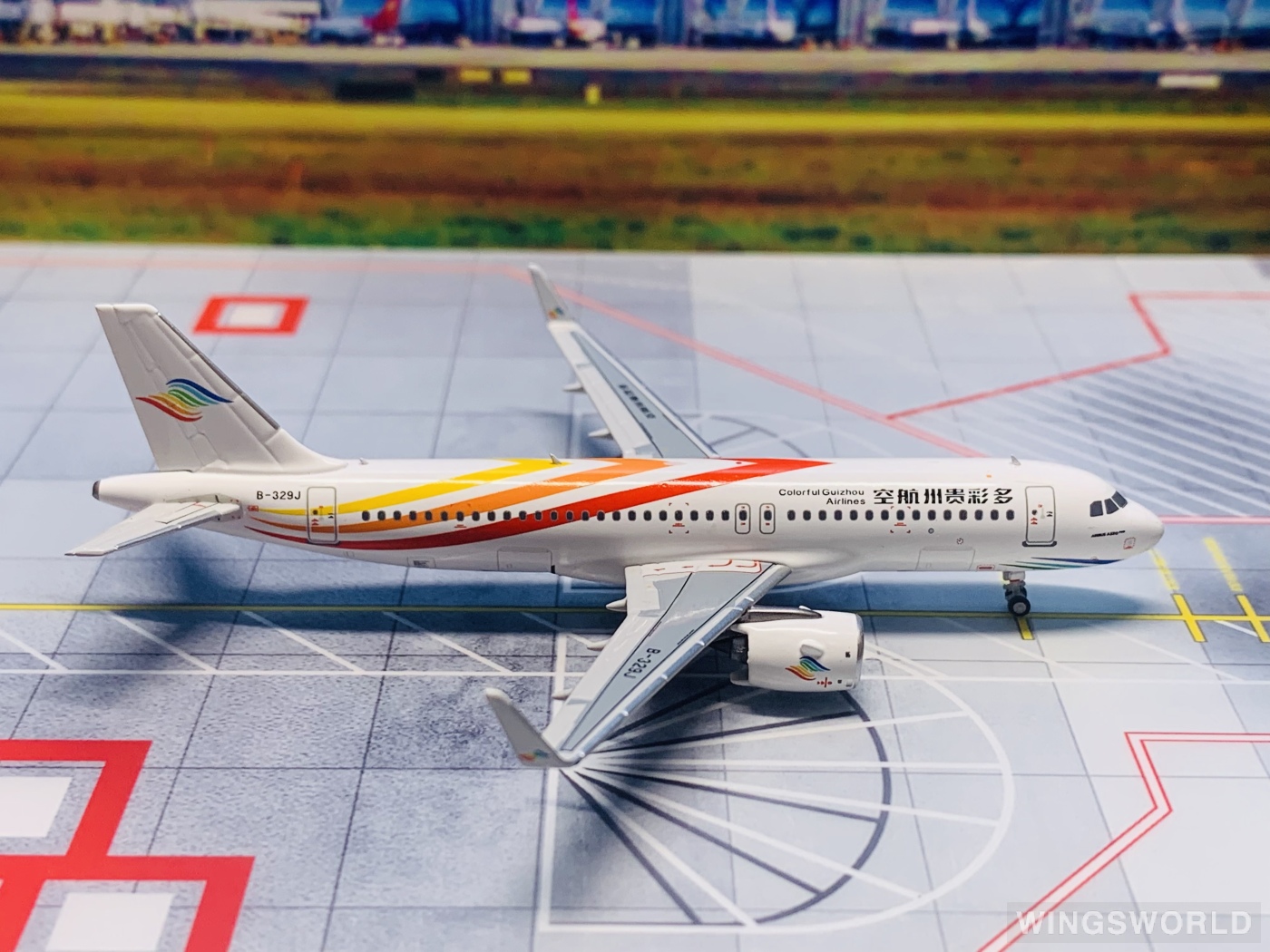 NGmodels 1:400 NG15053 Colorful Guizhou Airlines 多彩贵州航空 Airbus A320neo B-329J