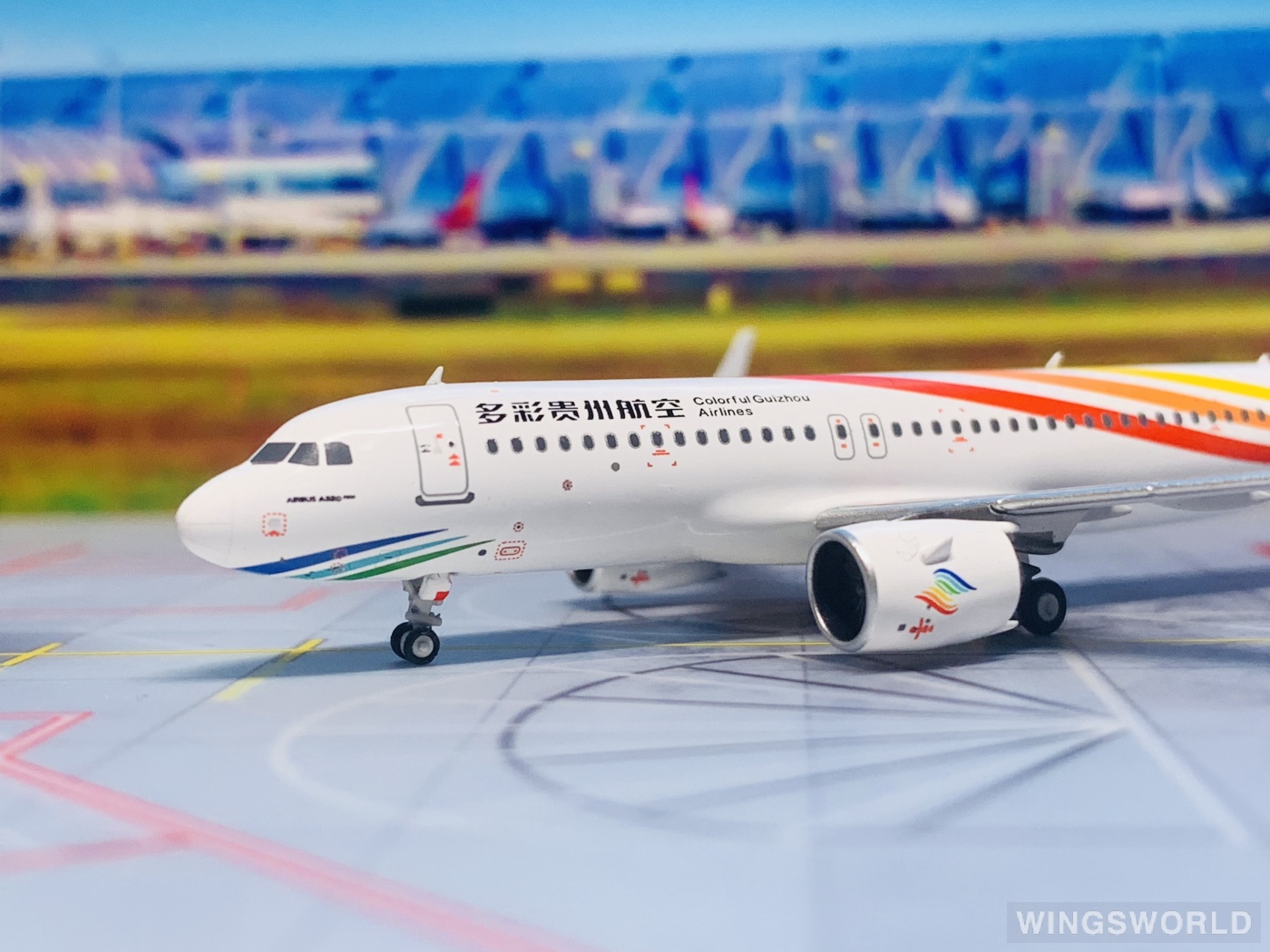 NGmodels 1:400 NG15053 Colorful Guizhou Airlines 多彩贵州航空 Airbus A320neo B-329J