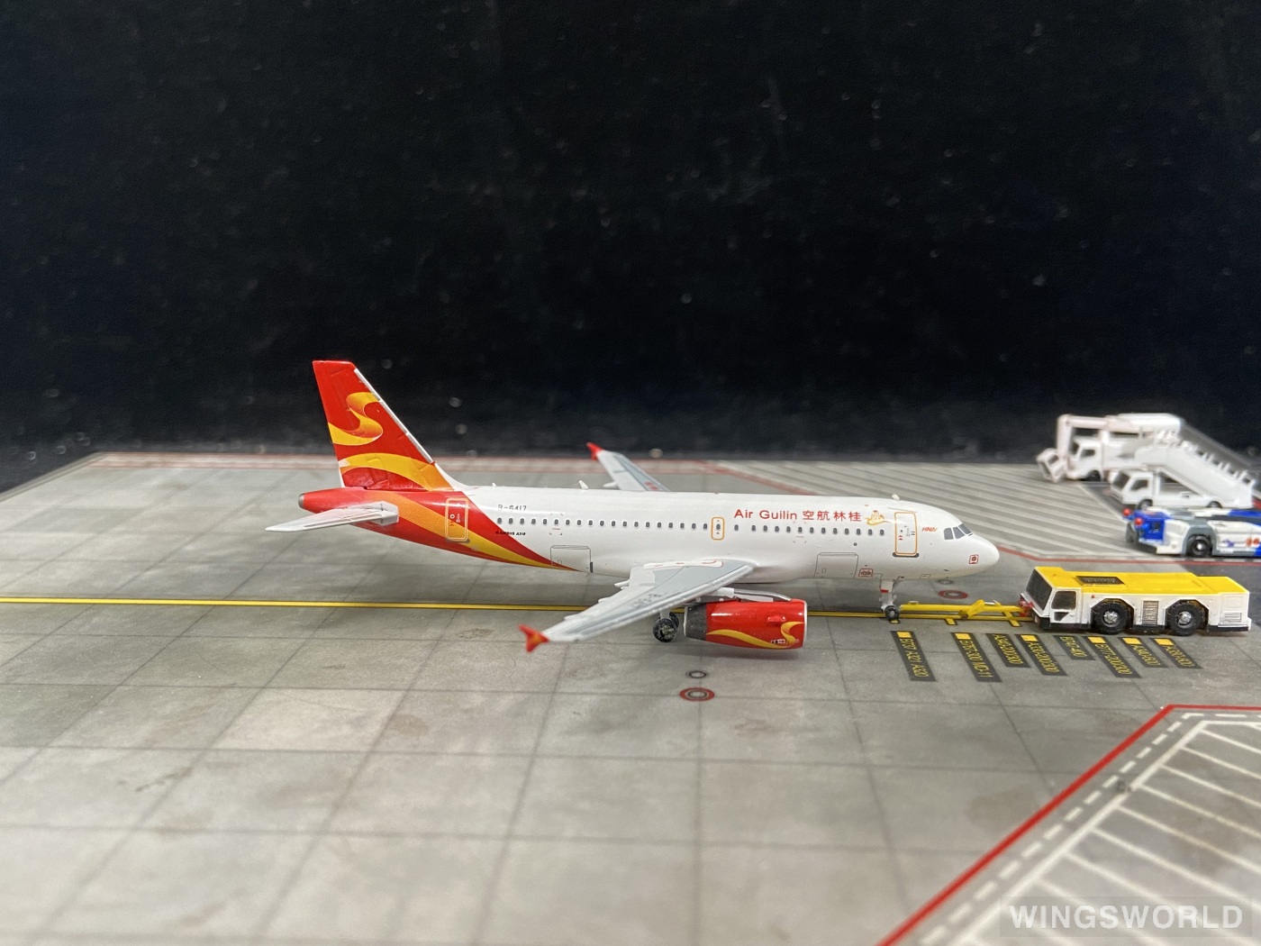 HYJLwings 1:400 HYJL11009 Air Guilin 桂林航空 Airbus A319 B-6417