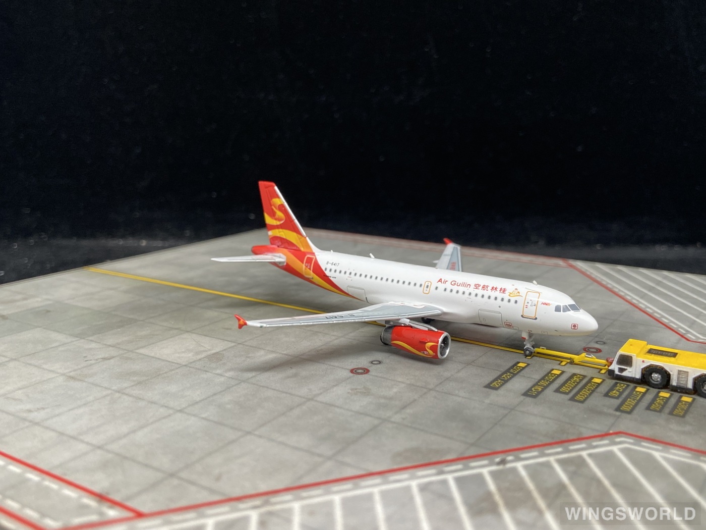 HYJLwings 1:400 HYJL11009 Air Guilin 桂林航空 Airbus A319 B-6417