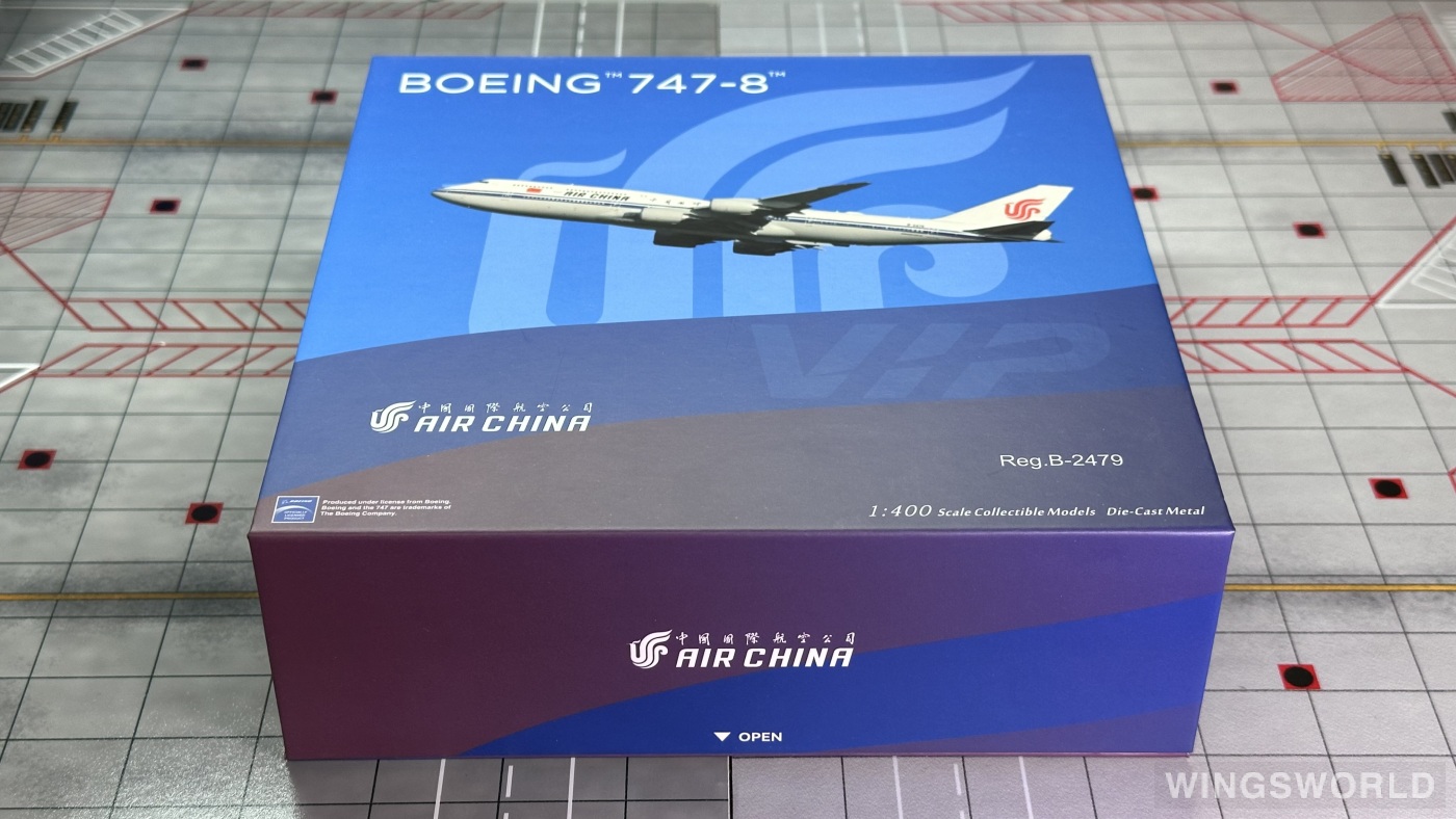 NGmodels 1:400 NG78017 Air China 中国国际航空 Boeing 747-8i B-2479