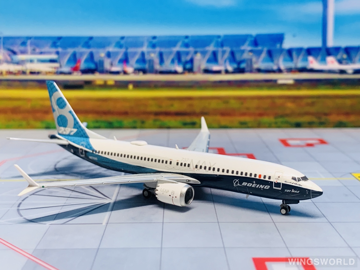 JC Wings 1:400 LH4033 Boeing 波音公司 Boeing 737 MAX 8 N8701Q