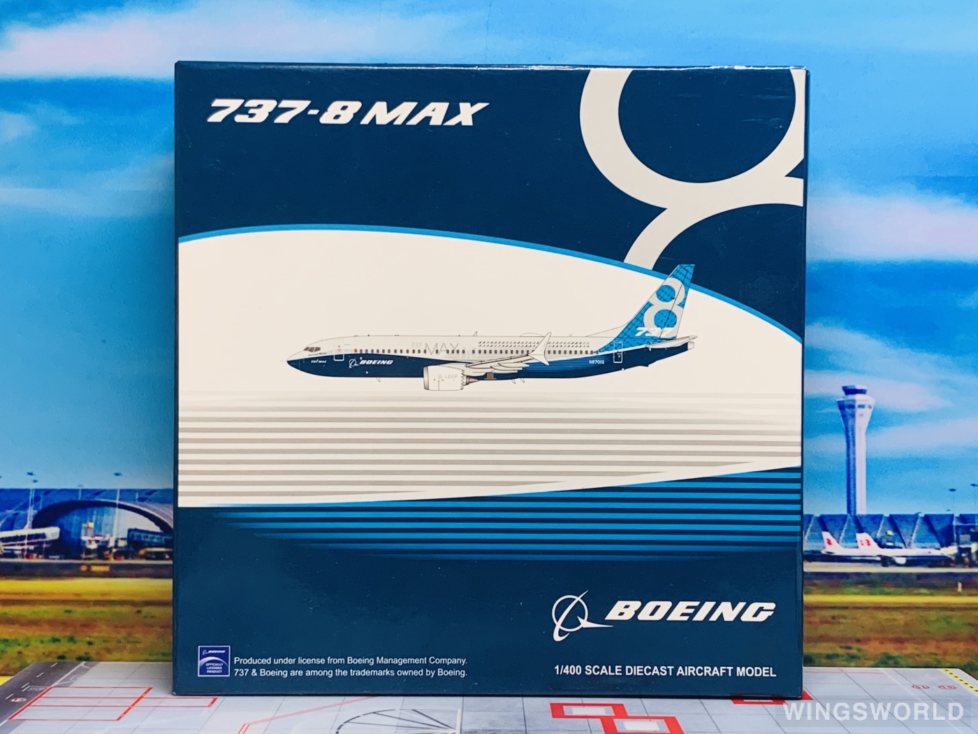 JC Wings 1:400 LH4033 Boeing 波音公司 Boeing 737 MAX 8 N8701Q