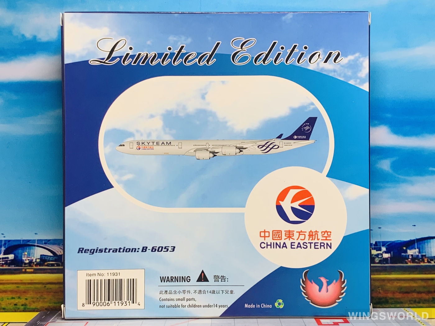 Phoenix 1:400 PH11931 China Eastern 中国东方航空 Airbus A340-600 B-6053