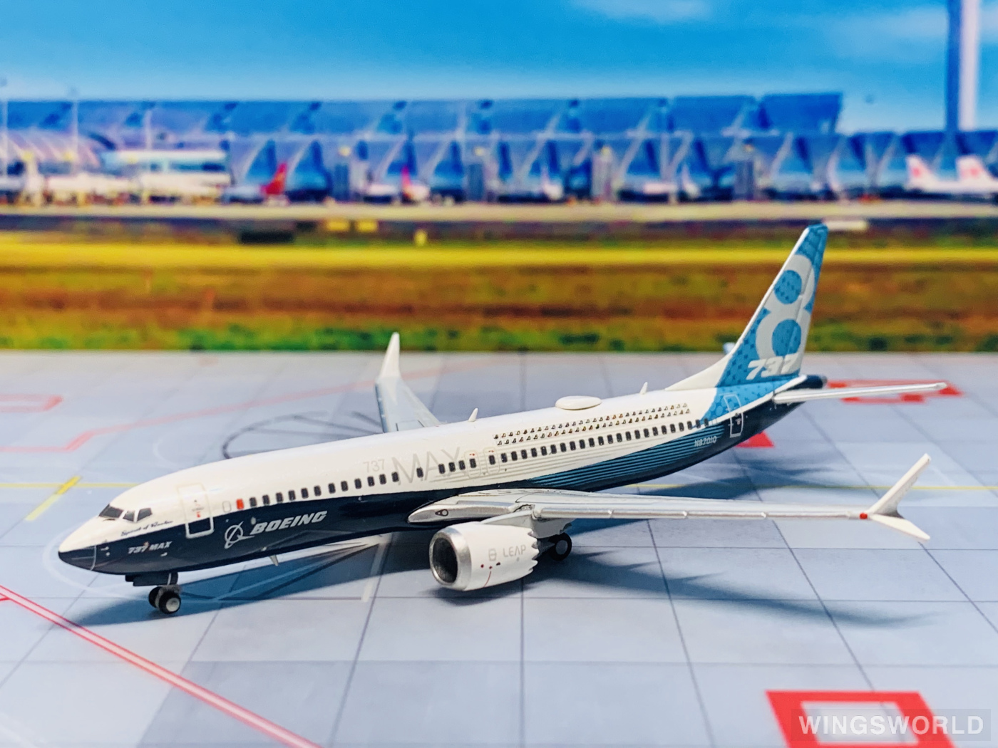 JC Wings 1:400 LH4033 Boeing 波音公司 Boeing 737 MAX 8 N8701Q