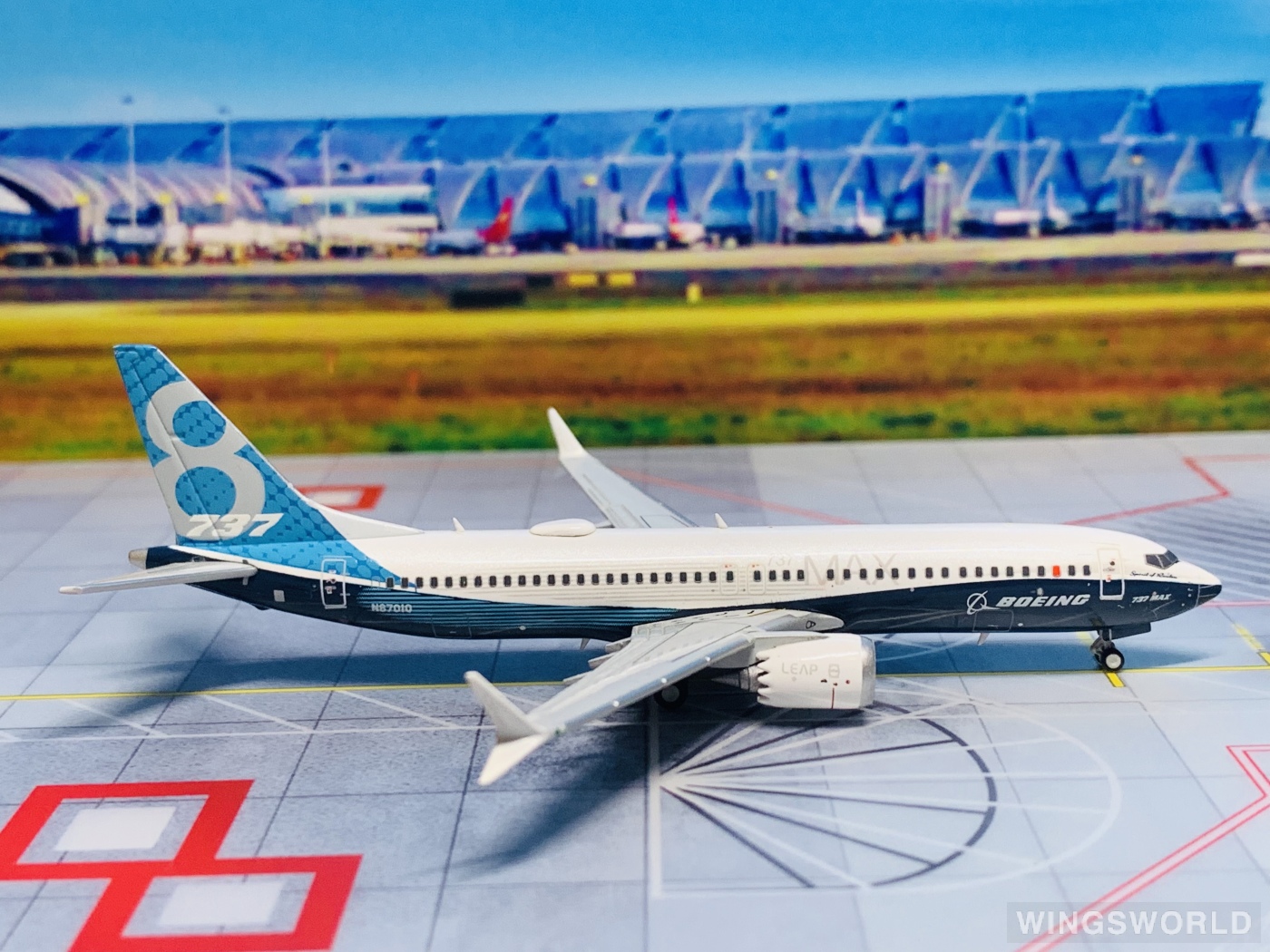 JC Wings 1:400 LH4033 Boeing 波音公司 Boeing 737 MAX 8 N8701Q