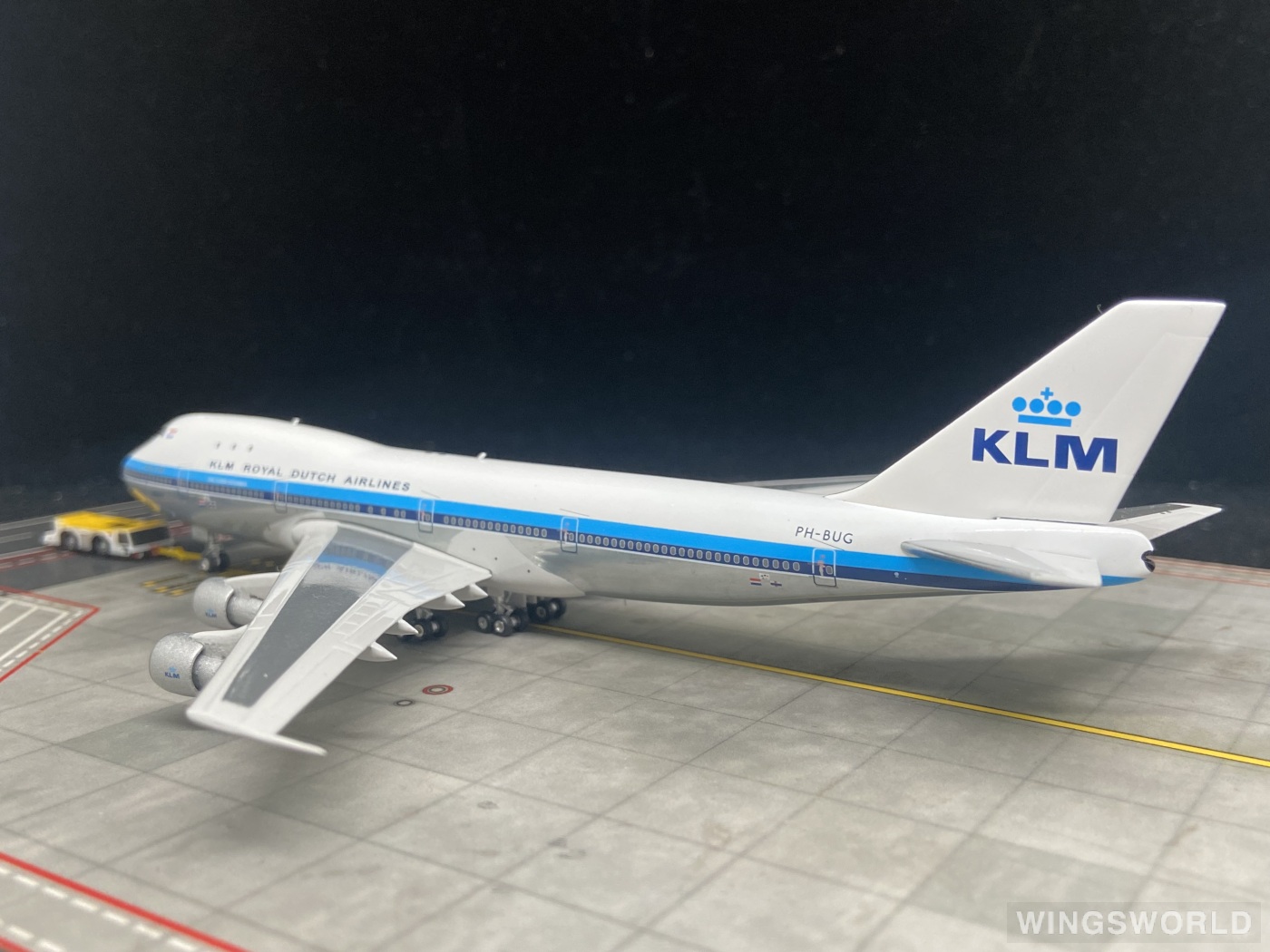 Phoenix 1:400 PH11681 KLM 荷兰皇家航空 Boeing 747-200 PH-BUG