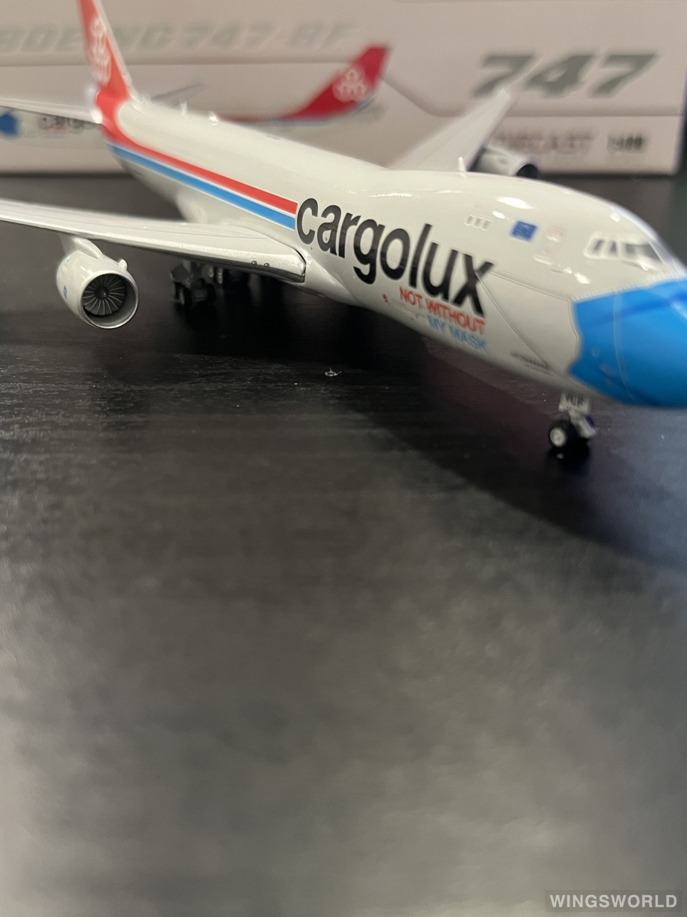 JC Wings 1:400 XX40152 Cargolux 卢森堡货运航空 Boeing 747-8F LX-VCF