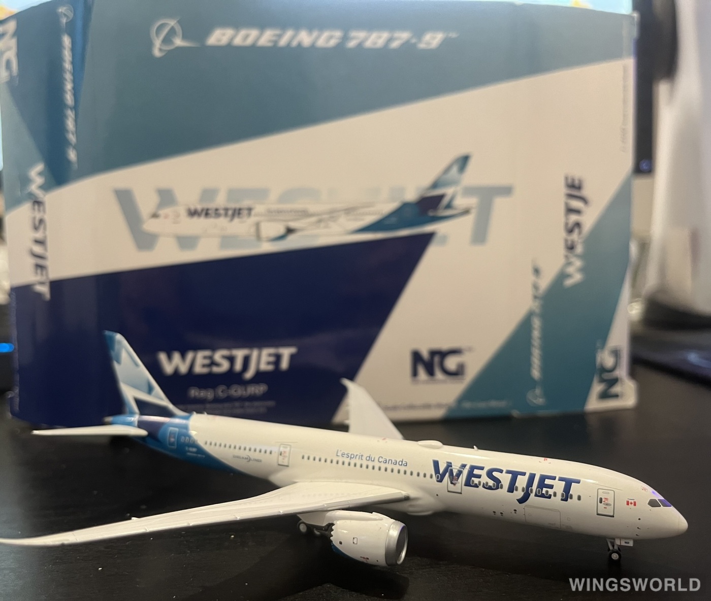 NGmodels 1:400 Boeing 787-9 WestJet 西捷航空NG55018 C-GURP 的点评- 飞机模型世界资料库