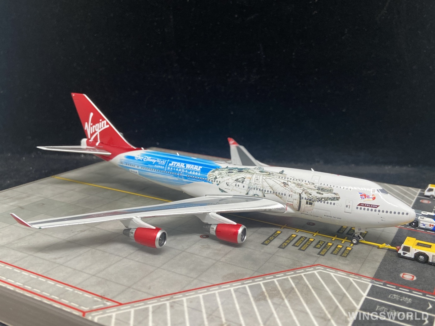 Phoenix 1:400 PH04322 Virgin Atlantic Airways 维珍航空 Boeing 747-400 G-VLIP