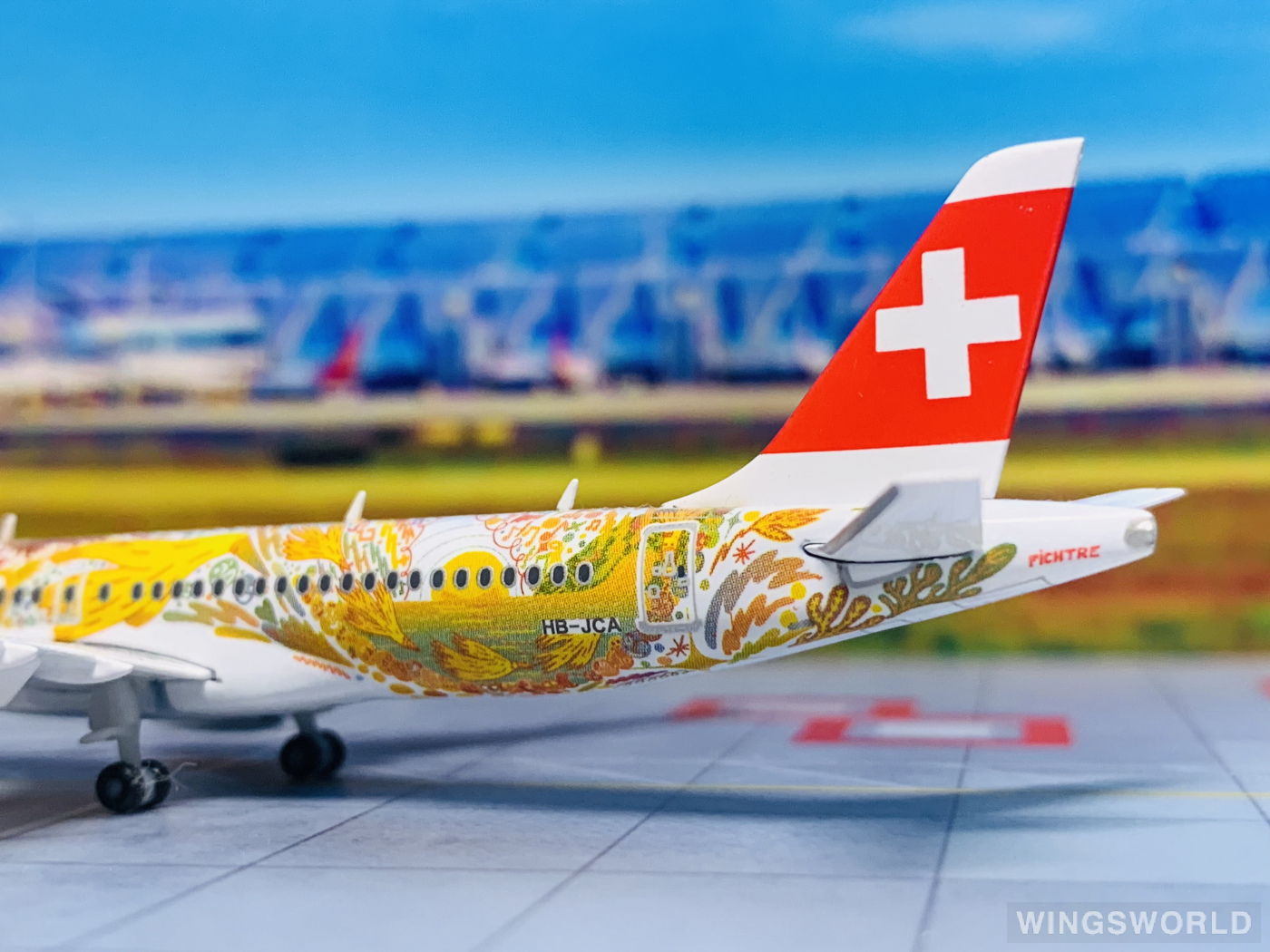 Herpa 1:400 562713 Swiss 瑞士国际航空 Airbus A220-300 HB-JCA