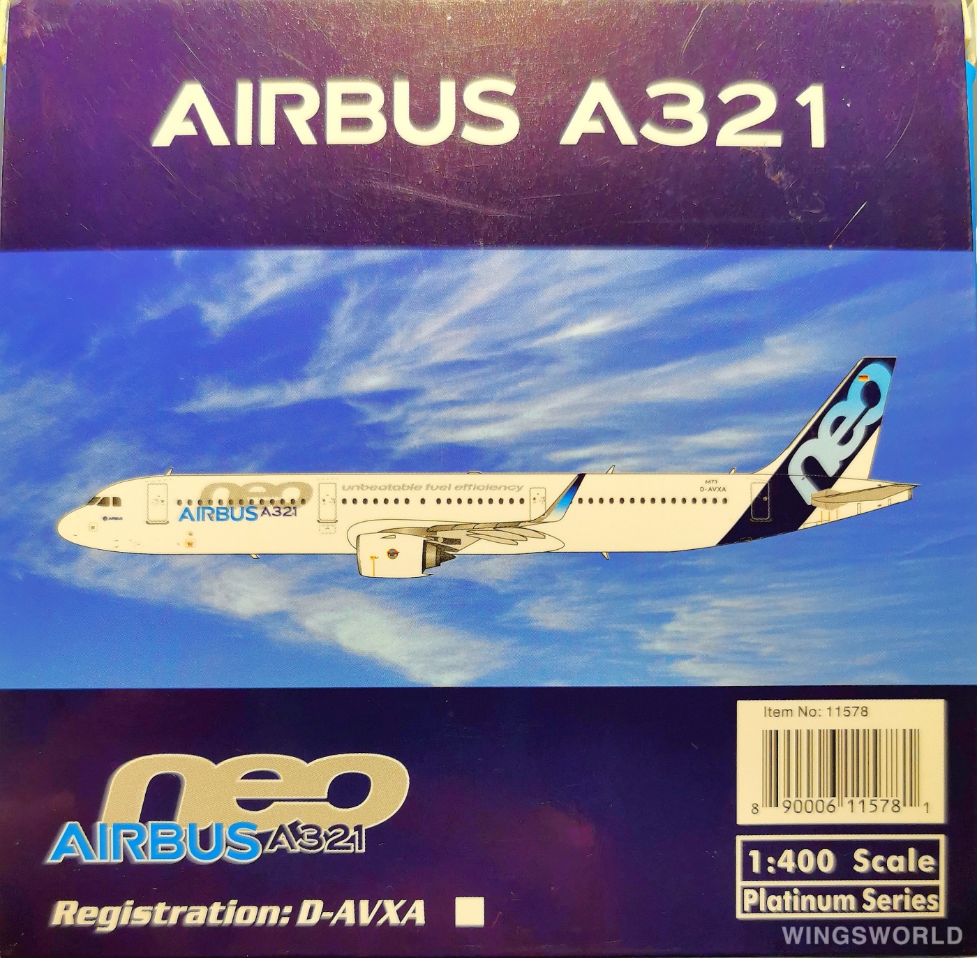 Phoenix 1:400 PH11577 Airbus 空中客车 Airbus A321neo D-AVZO