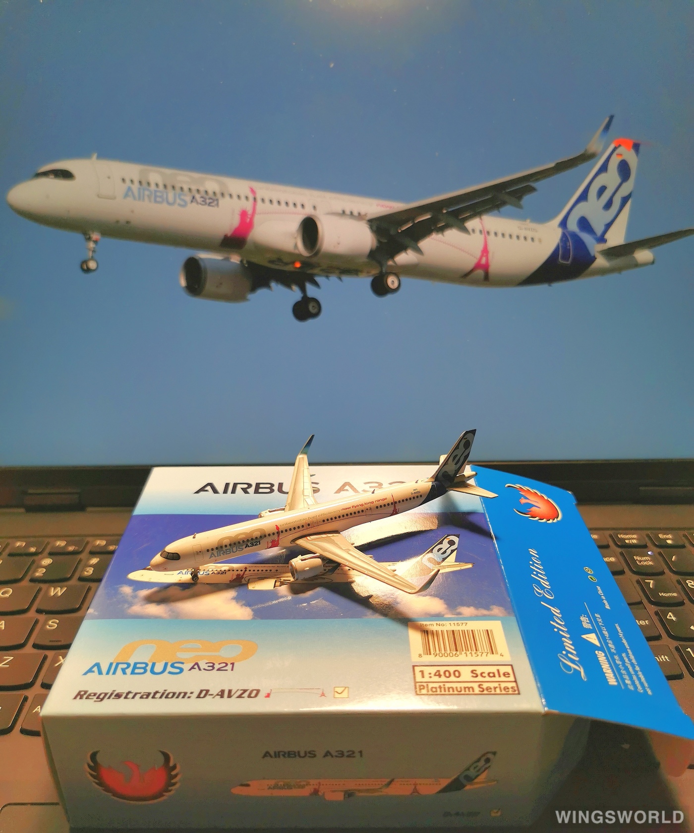 Phoenix 1:400 PH11577 Airbus 空中客车 Airbus A321neo D-AVZO