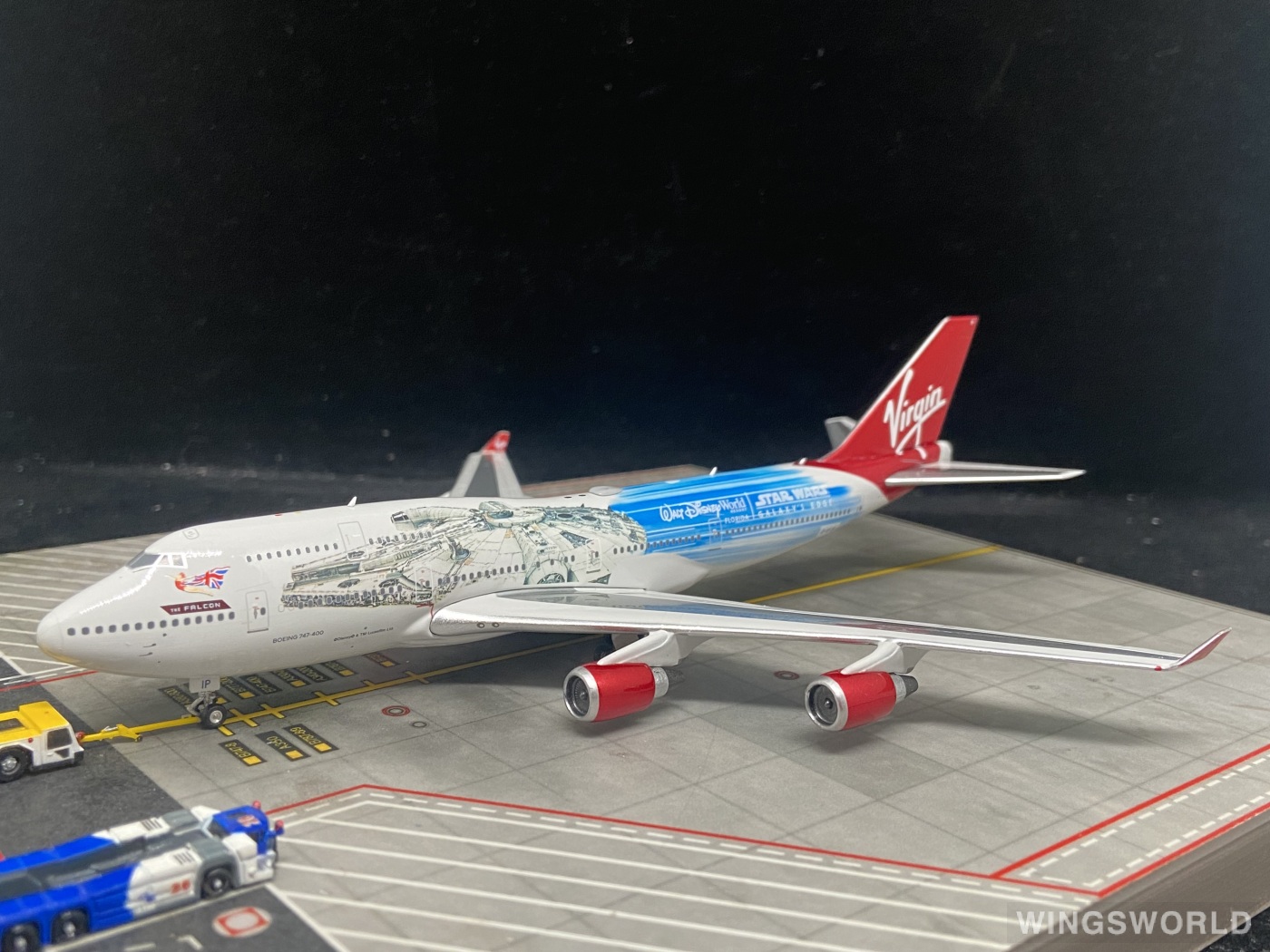 Phoenix 1:400 PH04322 Virgin Atlantic Airways 维珍航空 Boeing 747-400 G-VLIP
