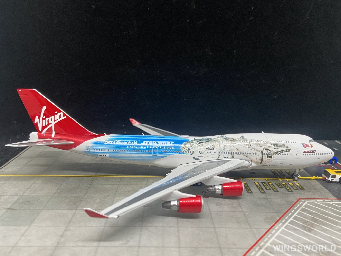 Phoenix 1:400 PH04322 Virgin Atlantic Airways 维珍航空 Boeing 747-400 G-VLIP