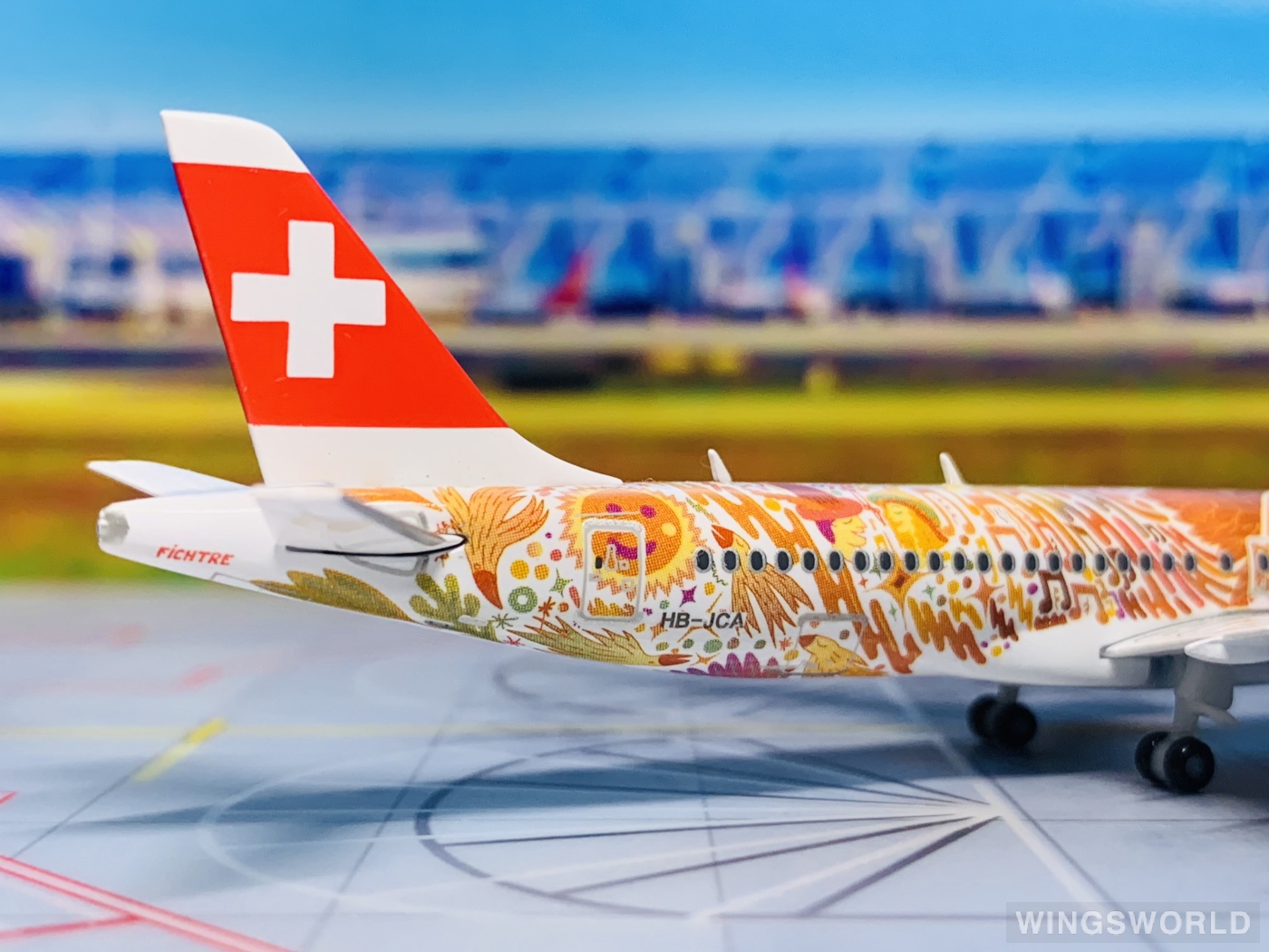 Herpa 1:400 562713 Swiss 瑞士国际航空 Airbus A220-300 HB-JCA