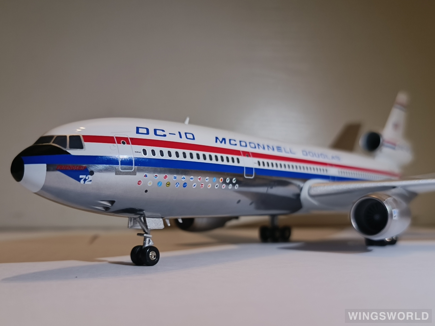 Inflight200 1:200 IFDC101338P McDonnell Douglas 麦道公司 McDonnell Douglas DC-10 N1338U