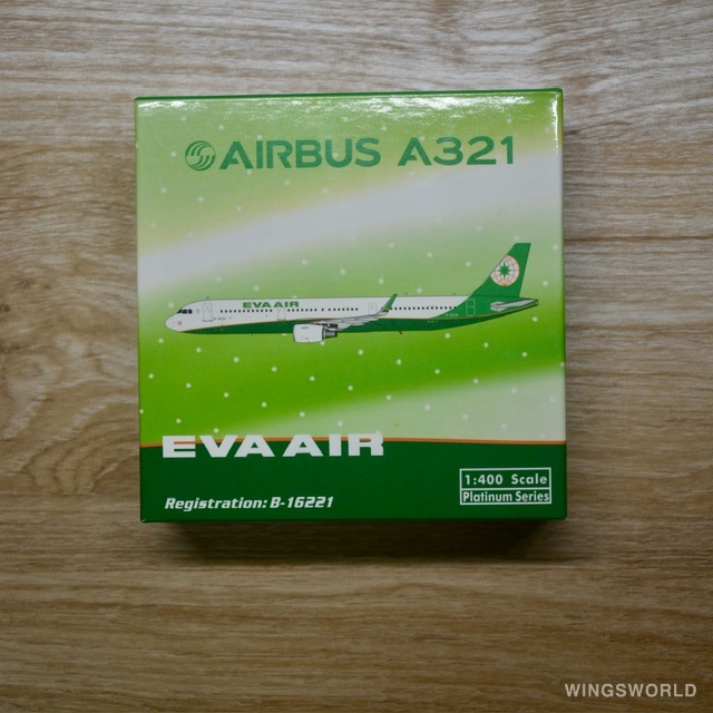 Phoenix 1:400 Airbus A321 EVA Air 长荣航空PH11250 B-16221 的