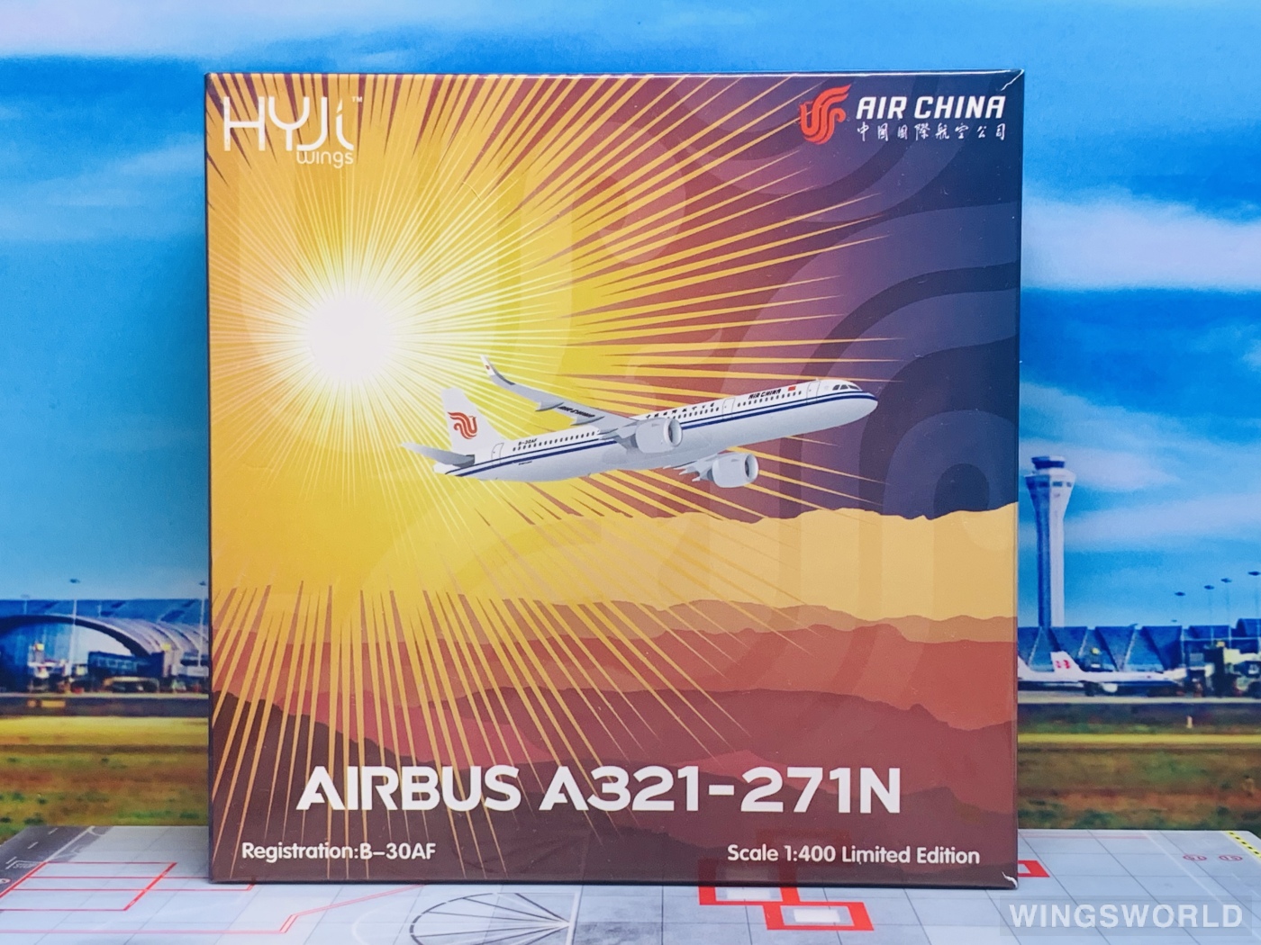 HYJLwings 1:400 HYJL81072 Air China 中国国际航空 Airbus A321neo B-30AF
