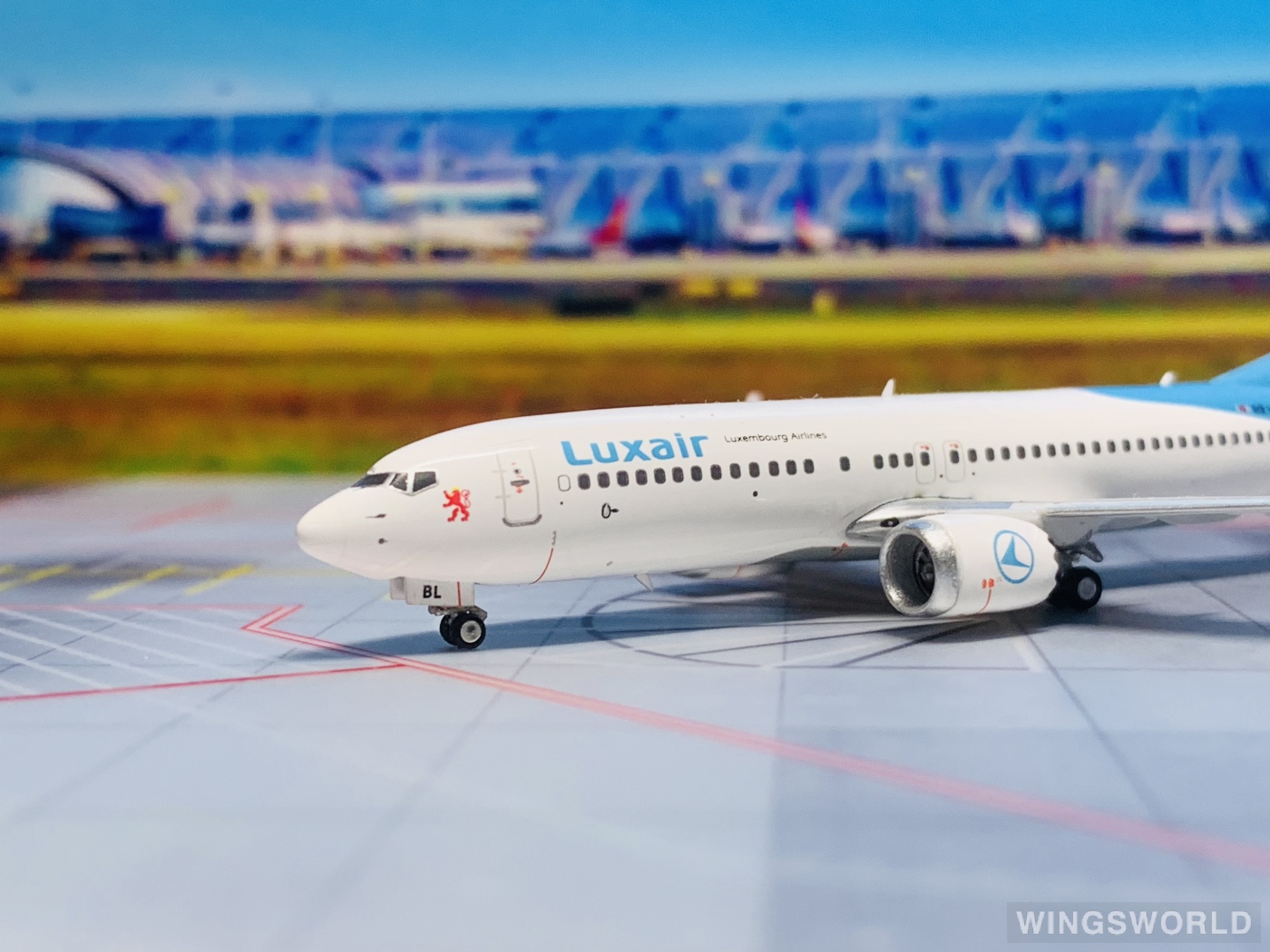 Phoenix 1:400 PH11847 Luxair 卢森堡航空 Boeing 737 MAX 8 LX-LBL