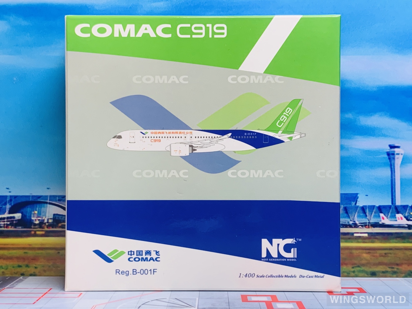 NGmodels 1:400 NG19010 COMAC 中国商飞 Comac C919 B-001F