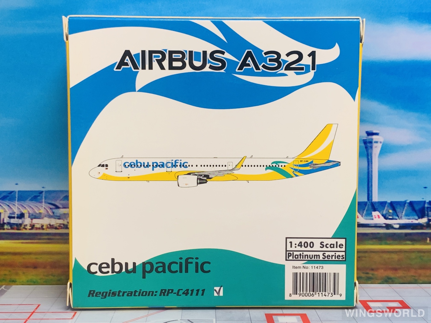 Phoenix 1:400 PH11473 Cebu Pacific Air 宿务太平洋航空 Airbus A321 RP-C4111