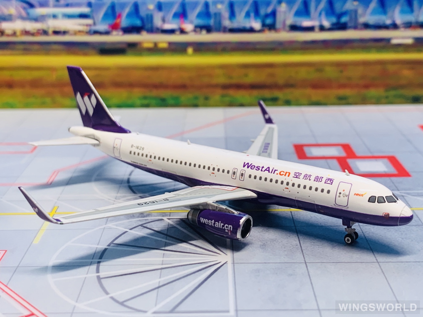 Phoenix 1:400 PH11293 West Air 西部航空 Airbus A320 B-1629