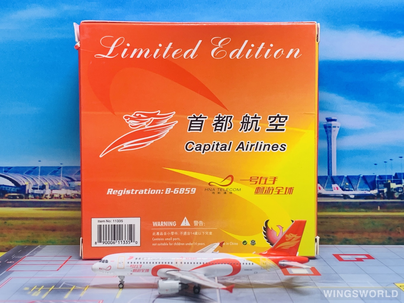 Phoenix 1:400 PH11335 Capital Airlines 首都航空 Airbus A320 B-6859